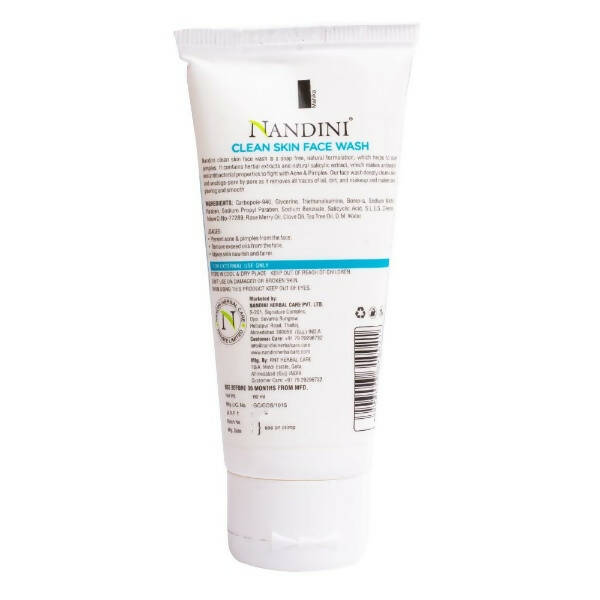 Nandini Herbal Clean Skin Face Wash - Swadesiicart