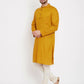 Even Apparels Yellow Rayon Wedding Men's Kurta For Haldi | Swadesiicart