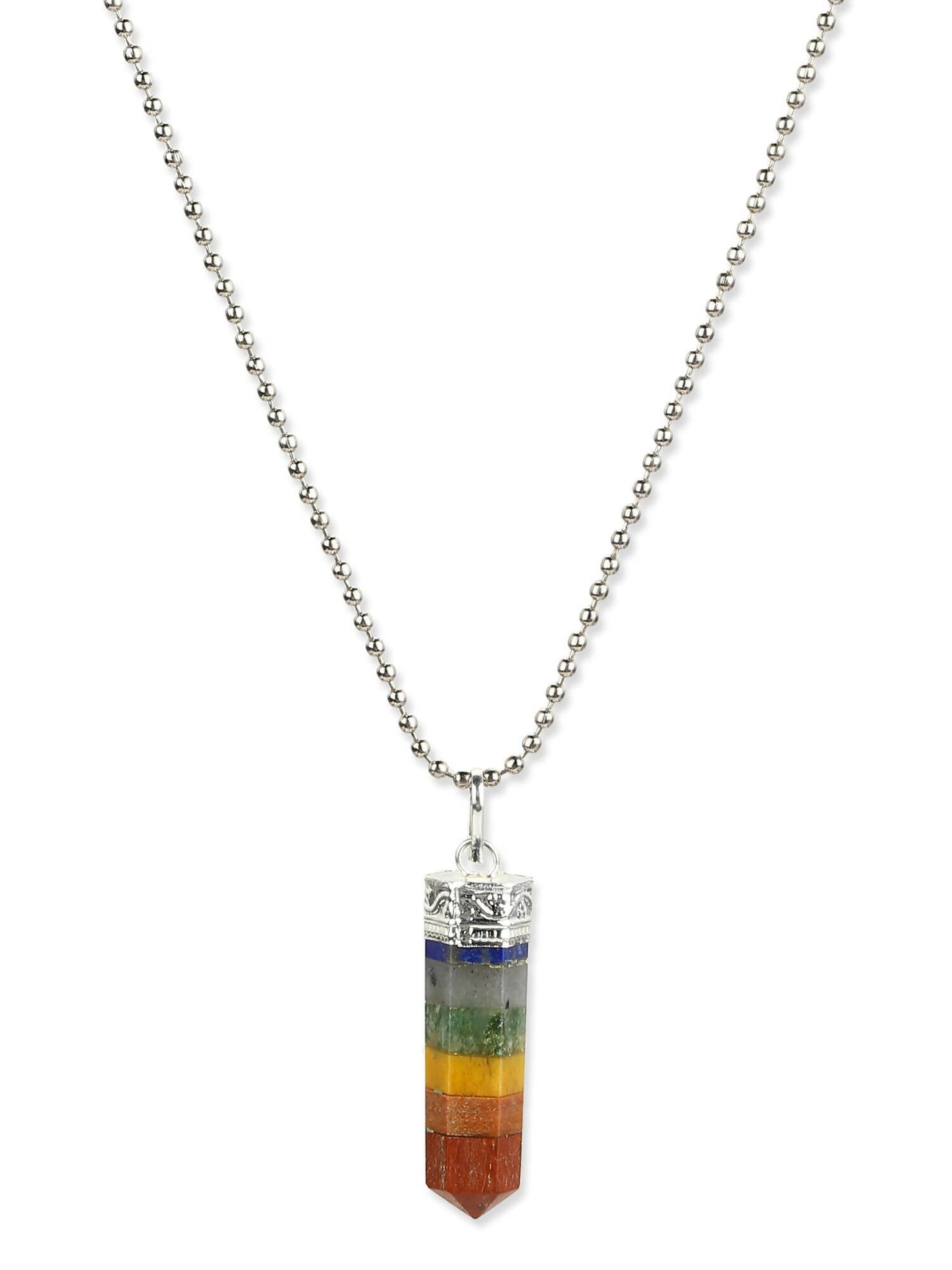 Silver-Plated Necklace - Ruby Raang | Swadesiicart