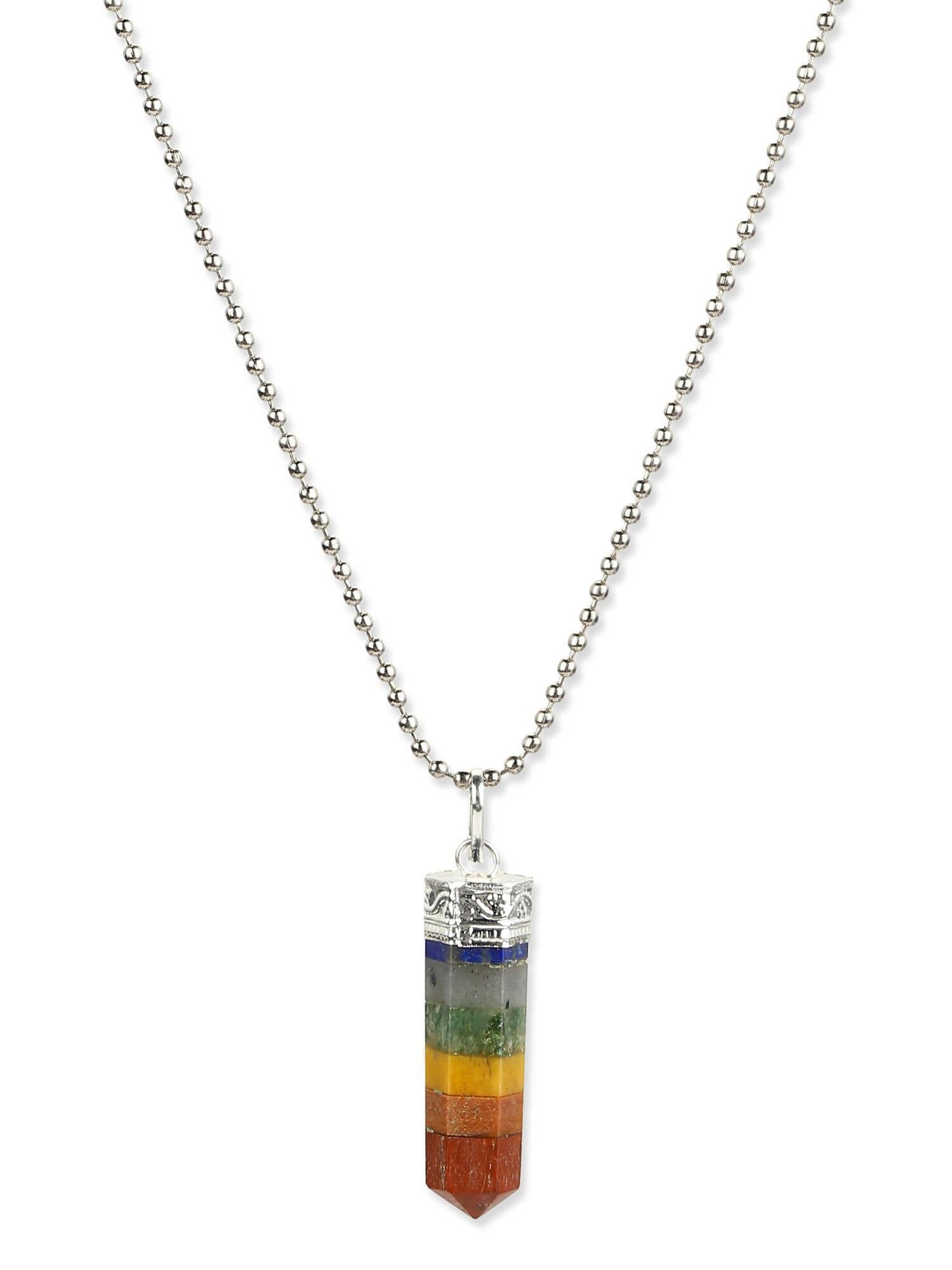 Silver-Plated Necklace - Ruby Raang | Swadesiicart
