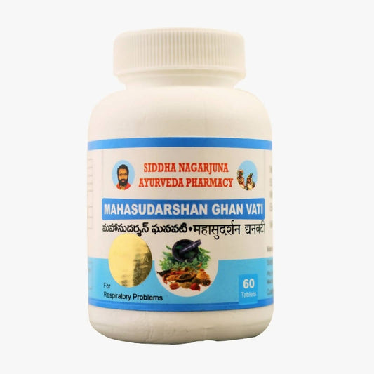 Siddha Nagarjuna Ayurveda Mahasudarshan Ghan Vati | Swadesiicart