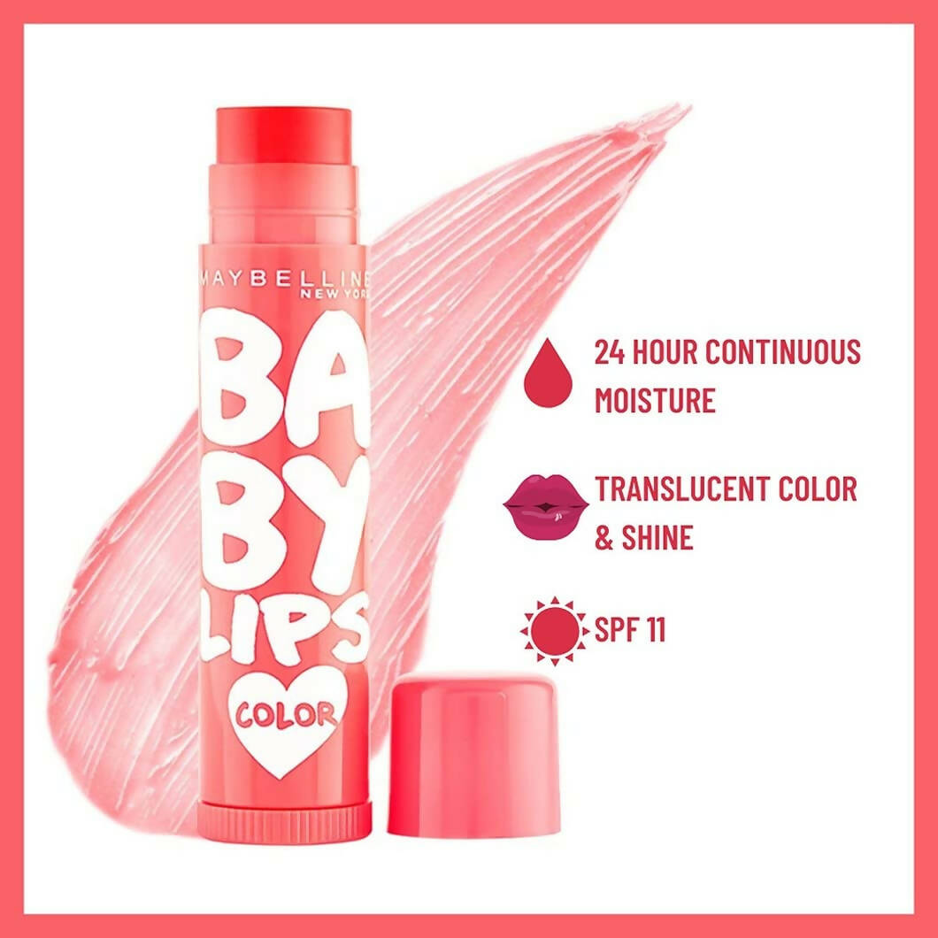 Maybelline New York Cherry Kiss Baby Lip Balm - Swadesiicart