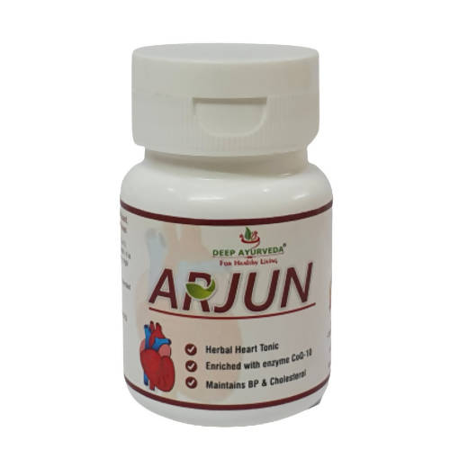 Deep Ayurveda Arjun 500mg Veg Capsules - DEEP AYURVEDA