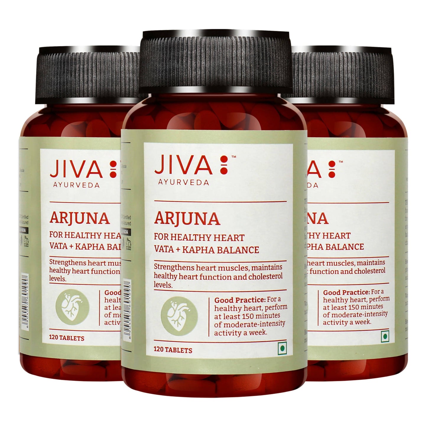 Jiva Ayurveda Arjuna Tablets - Swadesiicart