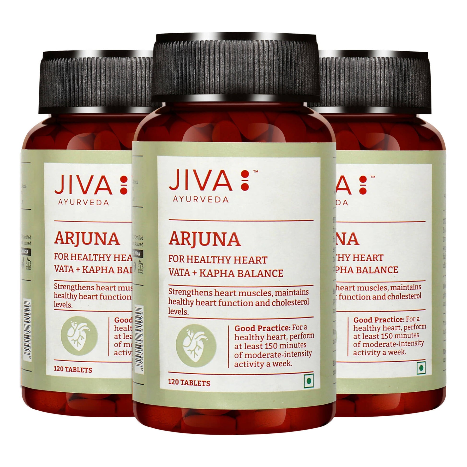 Jiva Ayurveda Arjuna Tablets - Swadesiicart