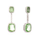 Nuyug Green Luxe Cascades Anti Tarnish Earrings | Swadesiicart