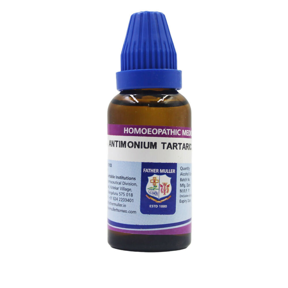 Father Muller Antimonium Tartaricum Dilution - Swadesiicart