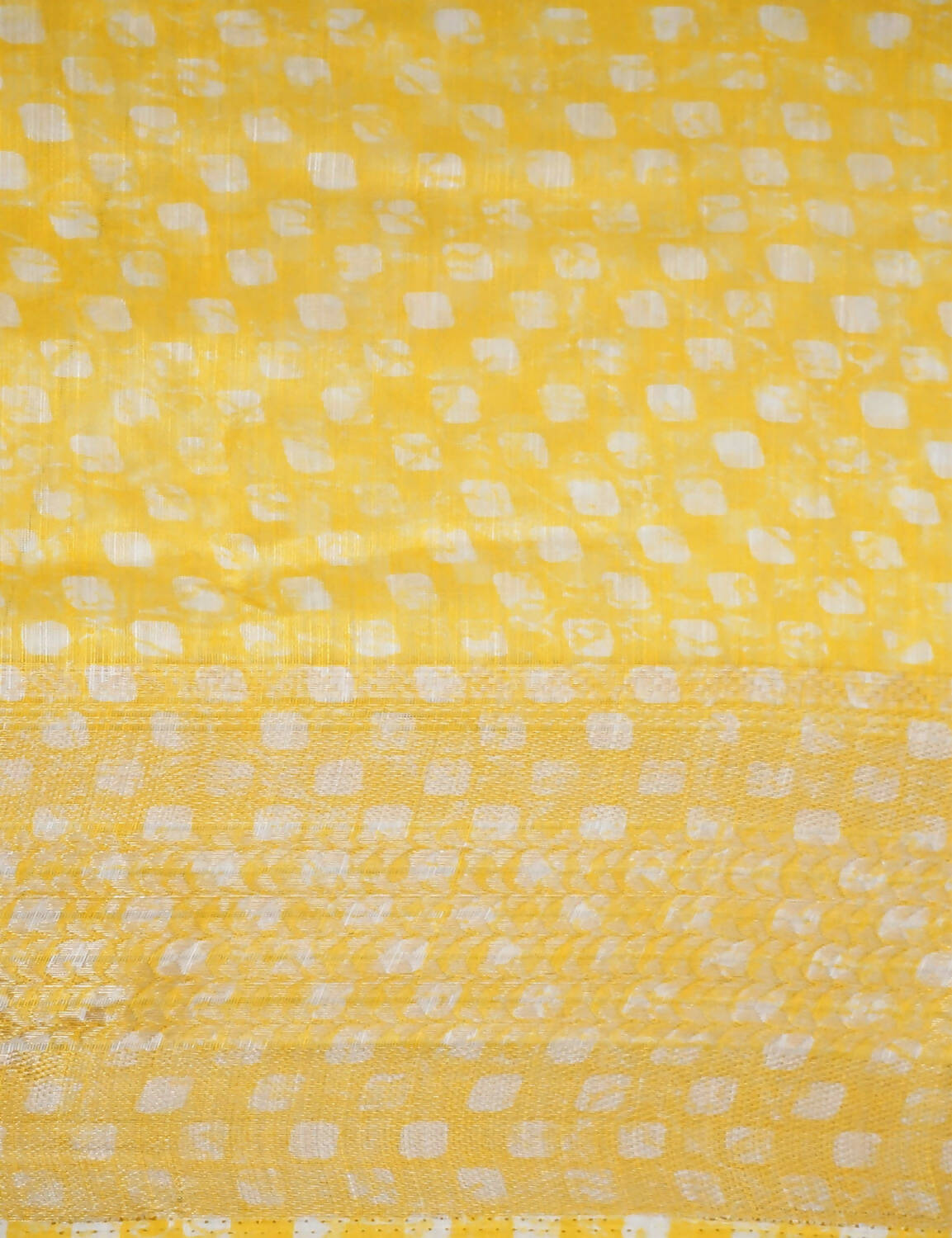 Vibrant Combination Of Light Yellow With Floral Design Semi Chanderi Saree By Gayathri Reddy Designer Studio | Swadesiicart