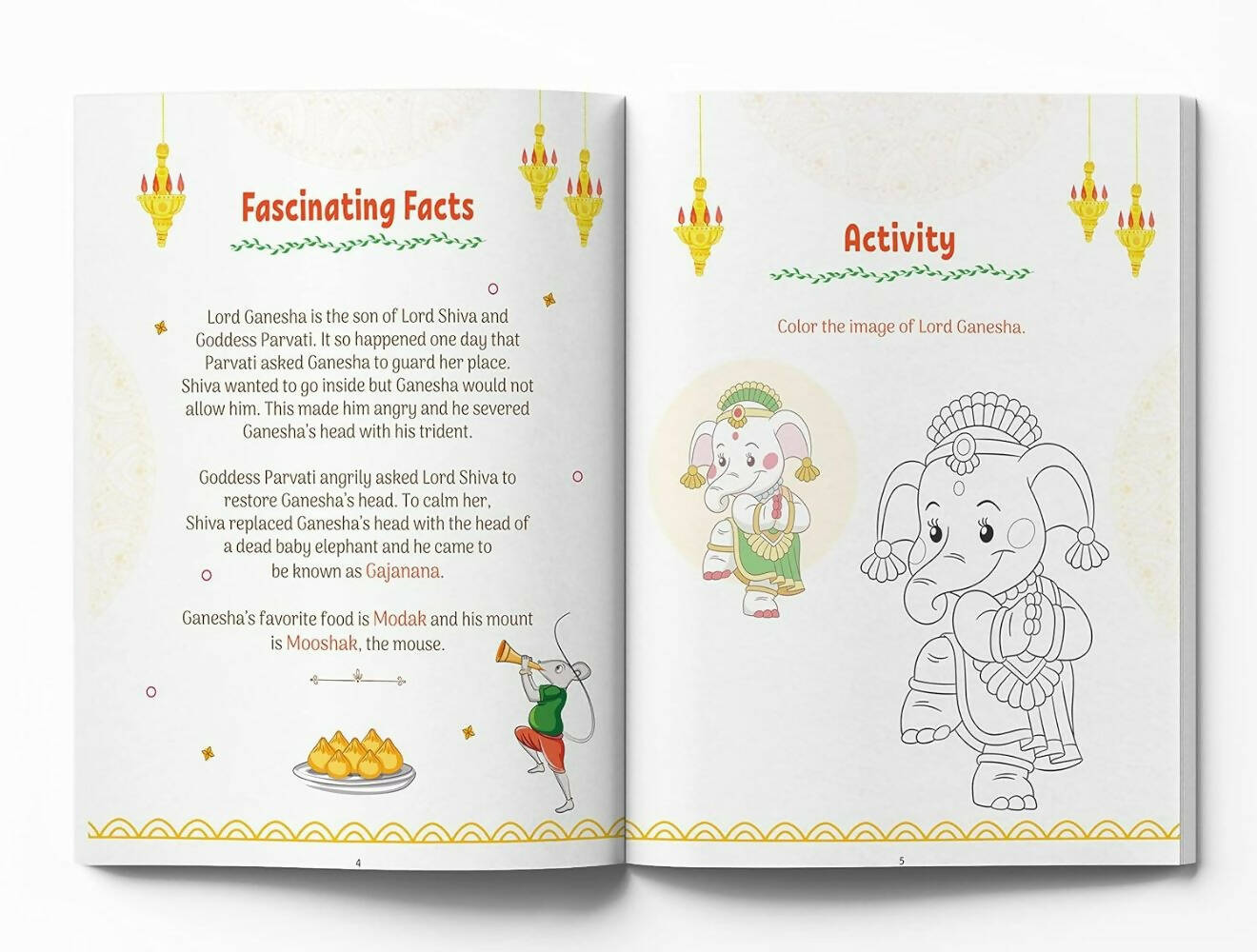 Shlokas And Mantras - Activity Book For Kids - Swadesiicart