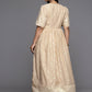 Ahalyaa Women's Traditional wear Ethnic Dress - Tan | Swadesiicart