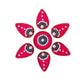 Kundan HandiKrafts Drop Rangoli Red (Baby) - Aahana - The Bliss Store