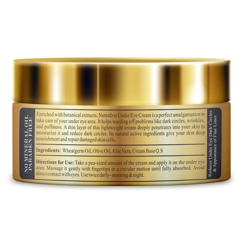 Nutrafirst Under Eye Cream for Dark Circles - Swadesiicart