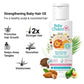 BabyChakra Wash, Shampoo, Massage Oil Hair Oil & Coconut Oil for Babies Combo