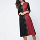 Aniyah Rayon Block Printed Double Color Straight Kurta (AN-112K) - Swadesiicart