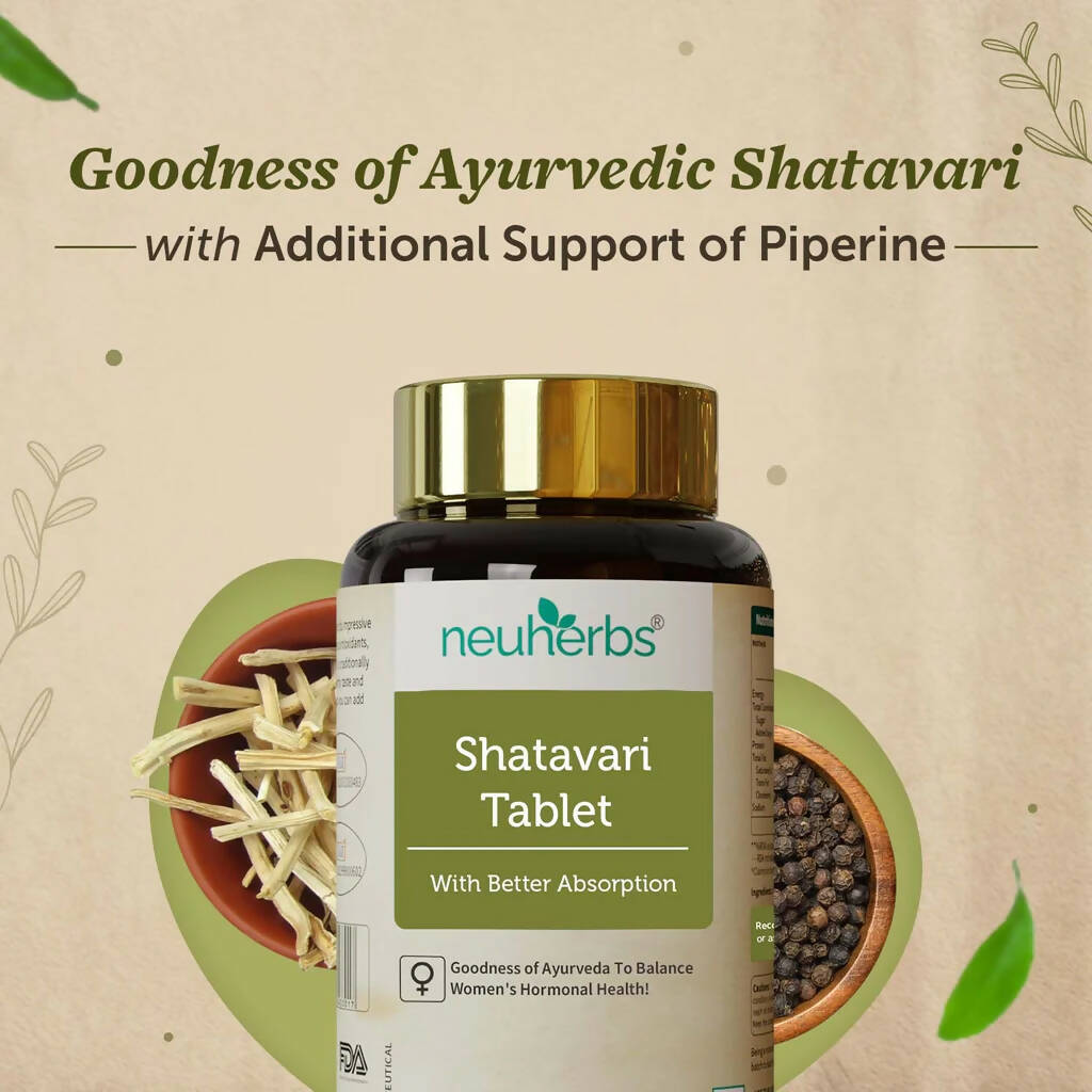 Neuherbs Shatavari Tablets for Women - Swadesiicart