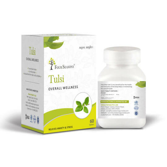 Four Seasons Tulsi Overall Wellness Tablets | Swadesiicart