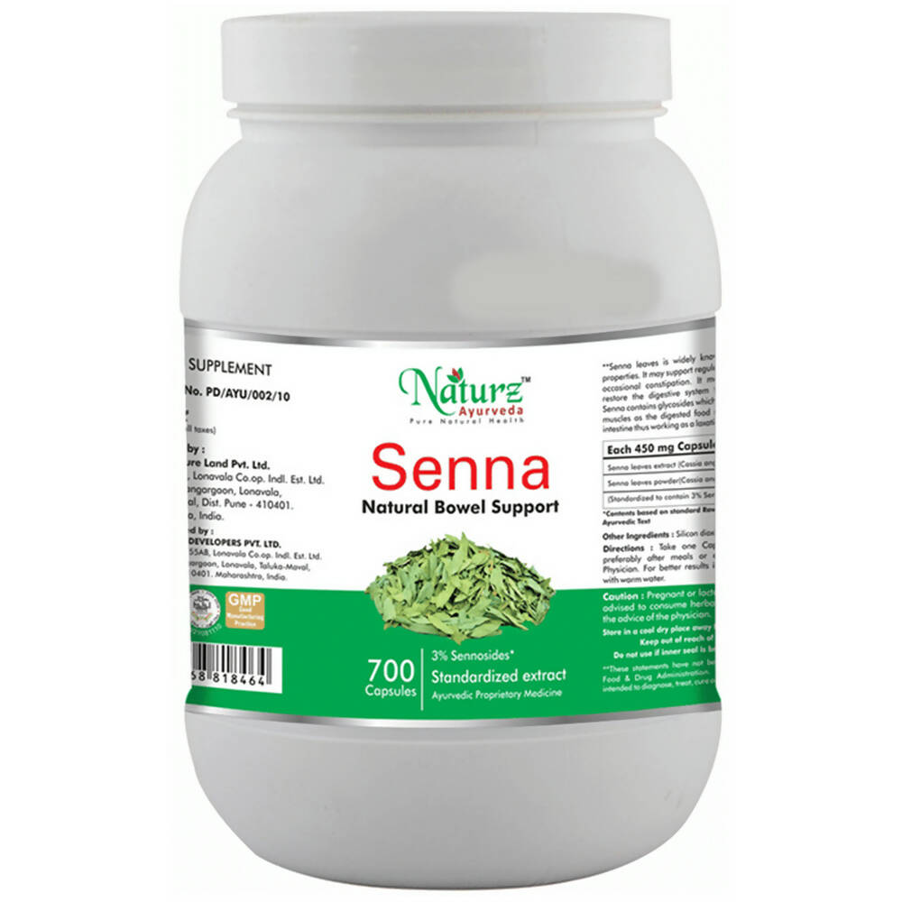 Naturz Ayurveda Senna Capsules | Swadesiicart