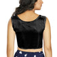 Aastha Fashion Women's Black Art Silk Designer Traditional Readymade Blouse