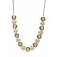 Kundan and Diamond Neckpiece with Meenakari (Gold) - Ruby Raang | Swadesiicart