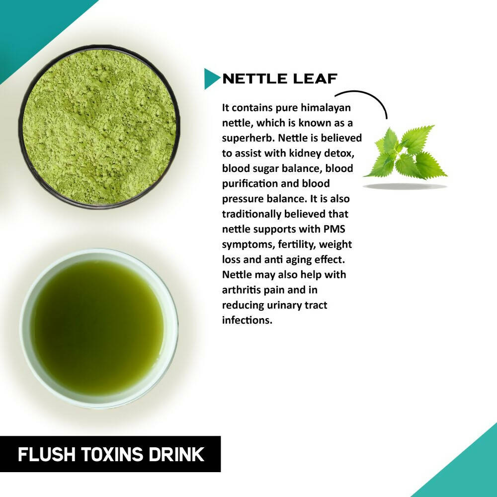 Just Vedic Flush Toxins Drink Mix - Swadesiicart
