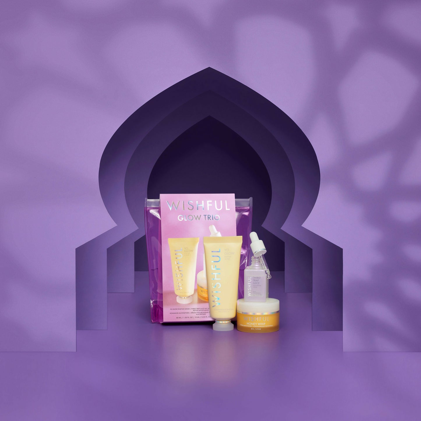 Wishful By Huda Beauty Glow Trio - Korean Skincare | Swadesiicart