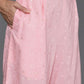 Ahalyaa Women's Traditional wear Kurta Set - Pink | Swadesiicart