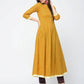Aniyah Cotton Anarkali Mustard Kurta (AN-111K)