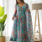 Joban Fashion Sky Kurta Set Organza Sequin Embroidery Work - Swadesiicart