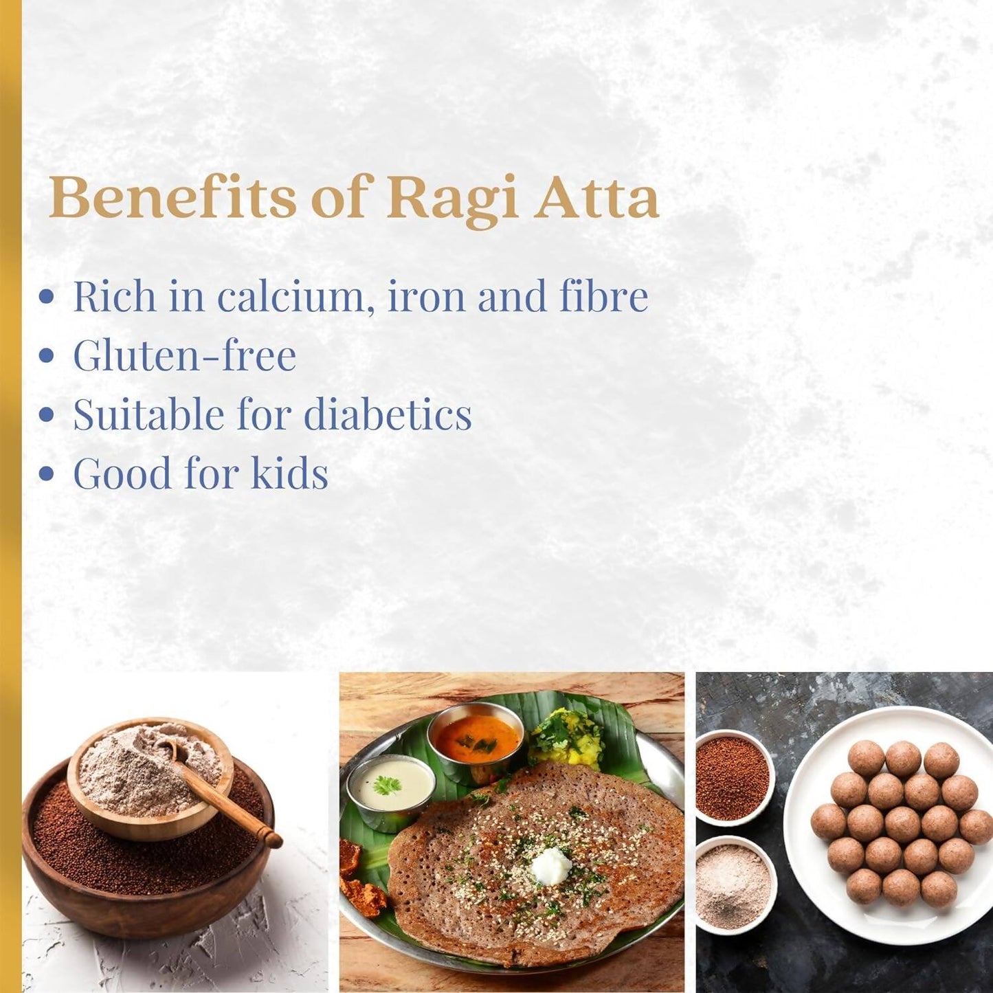 Earthen Story Certified Organic Ragi Flour - Swadesiicart