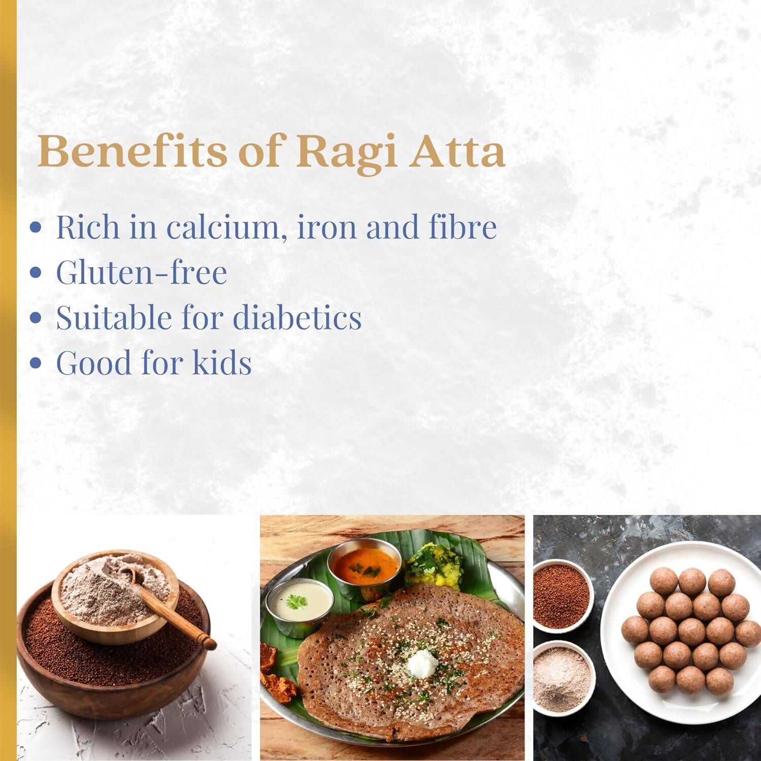 Earthen Story Certified Organic Ragi Flour - Swadesiicart
