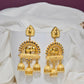 Beige Traditional Gold-Polished Elephant Design Kundan Jhumka Jhumki Earrings Indian Jewellery For Women & Girls By House of Ree - Swadesiicart