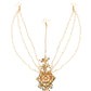 Layered Pearl Matha Patti (Gold) - Ruby Raang | Swadesiicart