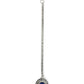 Women's Blue Silver-Toned Kundan Studded Maang Tikka - Ruby Raang | Swadesiicart