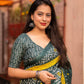 Green Silk Blend Ethnic Motifs Saree with Unstitched Blouse - Hiral Fashion | Swadesiicart