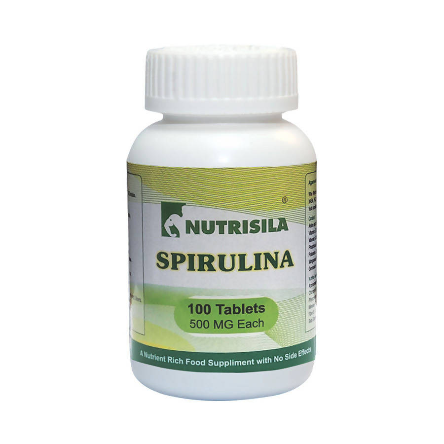 Extasy Nutrisila Spirulina Tablets - EXTASY HEALTH CARE PVT LTD