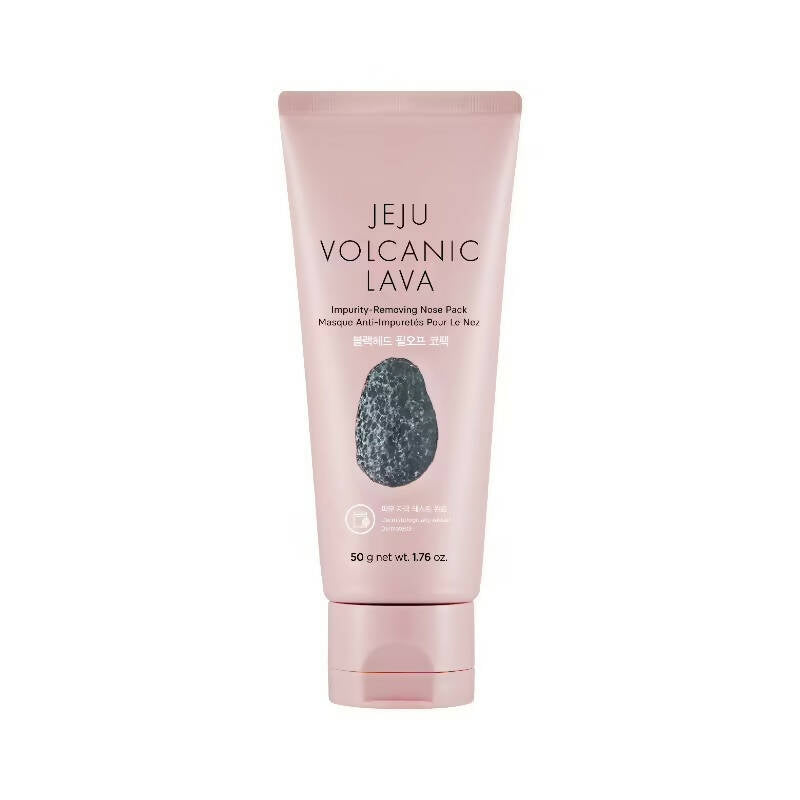 The Face Shop Jeju Volcanic Lava Impurity Removing Nose Pack - Korean Skincare | Swadesiicart