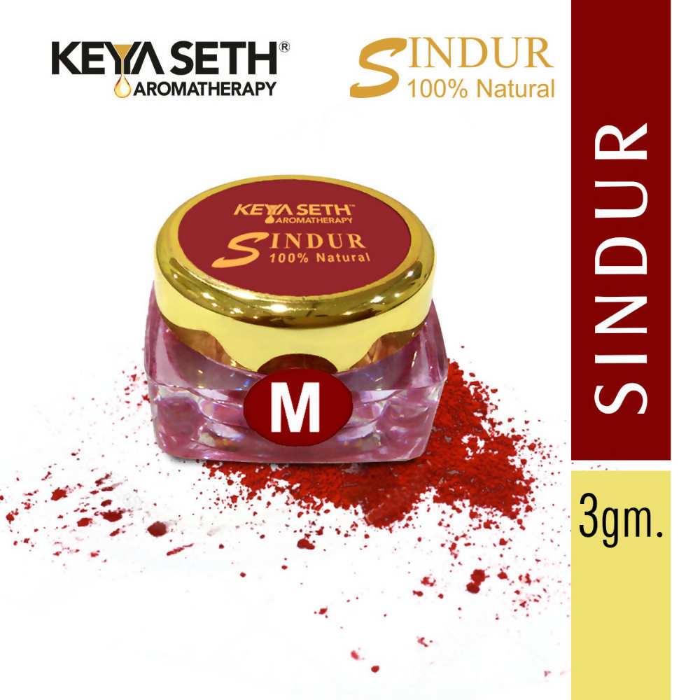 Keya Seth Aromatherapy 100% Natural Maroon Sindoor Powder - Swadesiicart