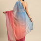Ahalyaa Women's Traditional Semi Stitch Saree - Peach | Swadesiicart