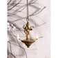 eCraftIndia Brown Dancing Ganesha Brass Hanging Diya | Swadesiicart