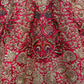 Jyoti Fashion Women's Rani Pink Silk Fancy Dori & Sequins Multi Thread Embroidered with Diamond Work Wedding Lehenga Choli | Swadesiicart