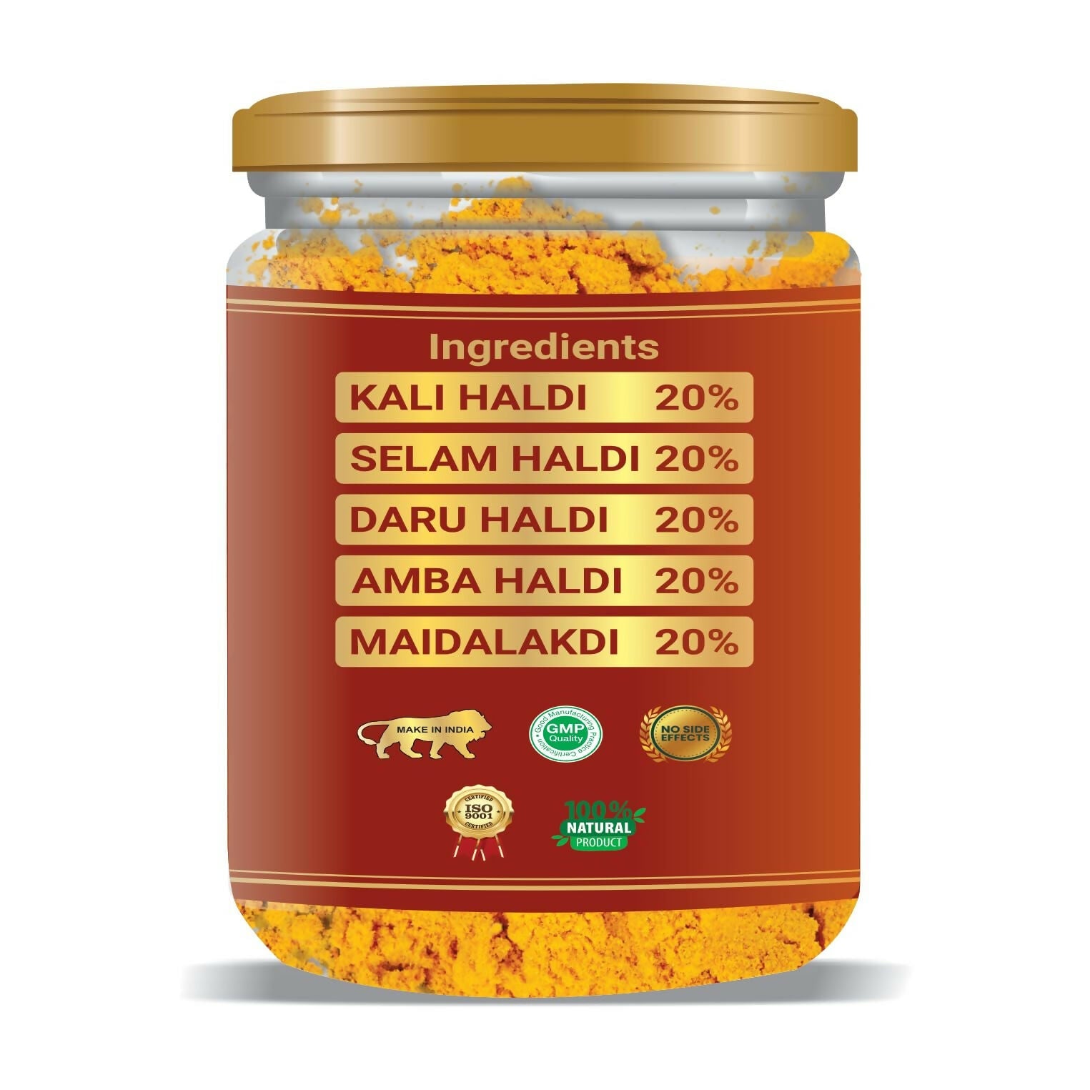 Vaidban Pancham Haldi (Organic Haldi Powder) - Swadesiicart