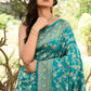 Joban Fashion Green Banarasi Soft Pure Handloom Banarasi Silk Saree | Swadesiicart
