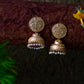 Joban Fashion Women Matte Gold Brass Jhumka | Swadesiicart
