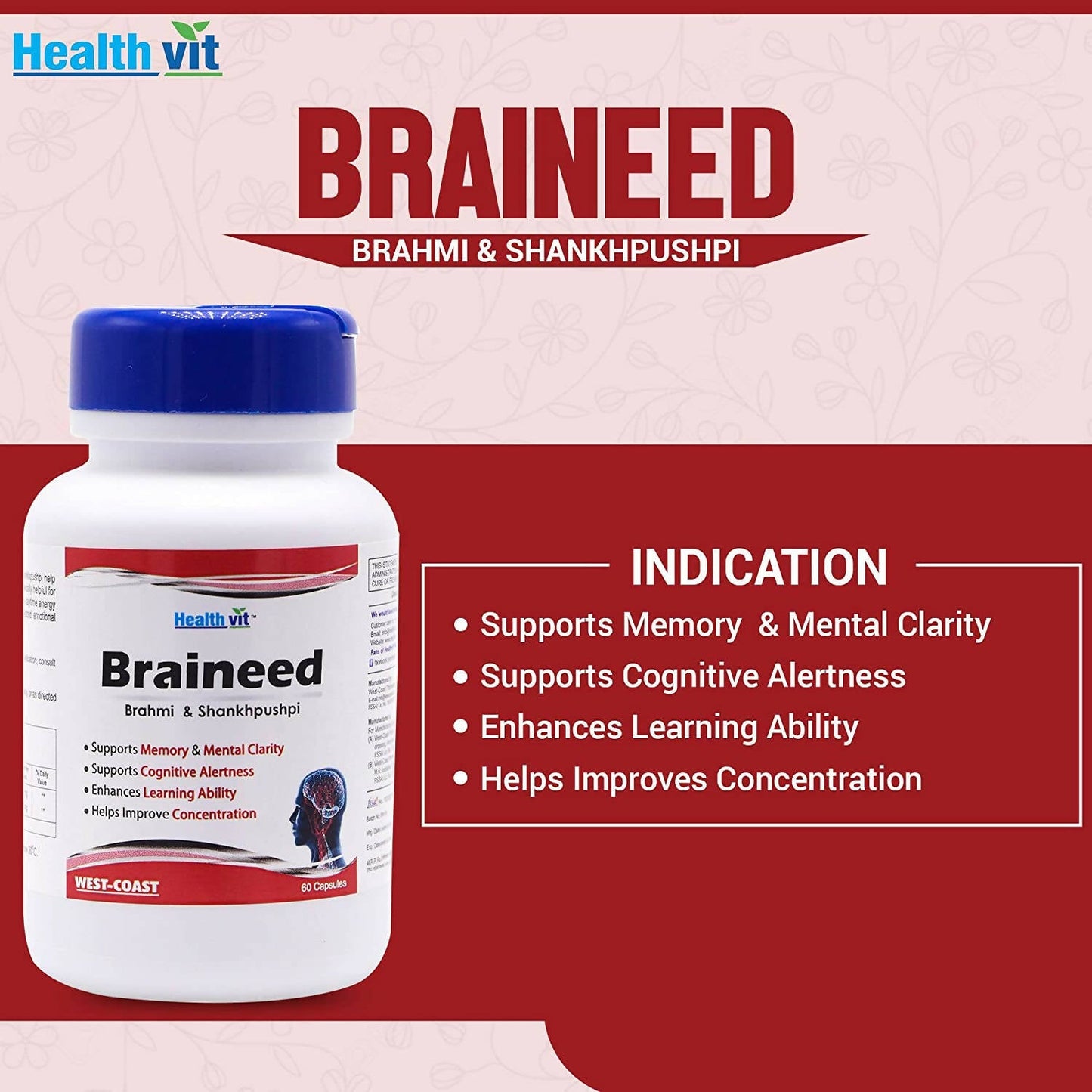 Healthvit Braineed Capsules - Swadesiicart