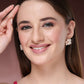 NVR Women's Gold Pearl Gold-Polished Circular Studs Earring | Swadesiicart