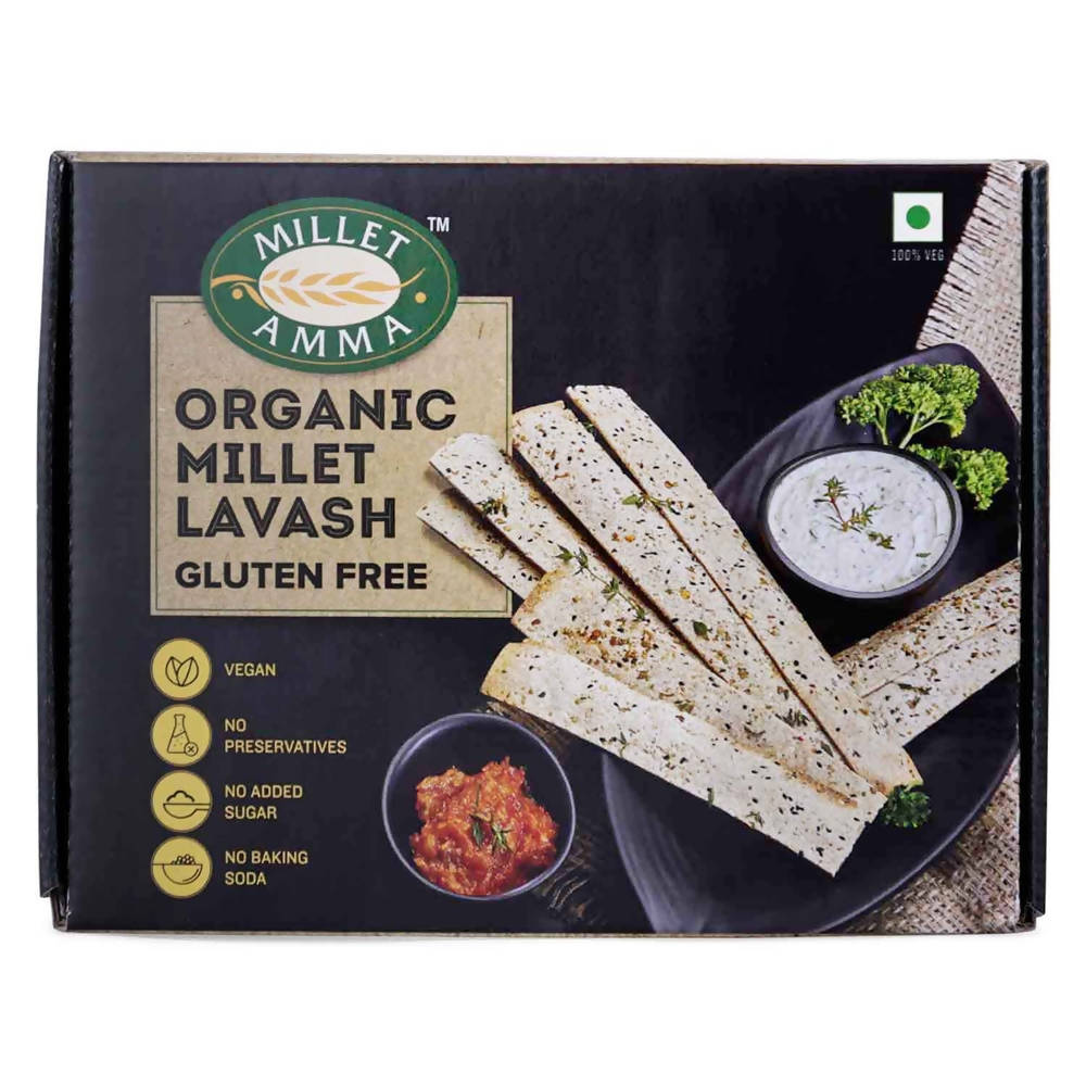 Millet Amma Organic Millet Lavash (Gluten Free) - Millet Amma urban Monk pvt Ltd