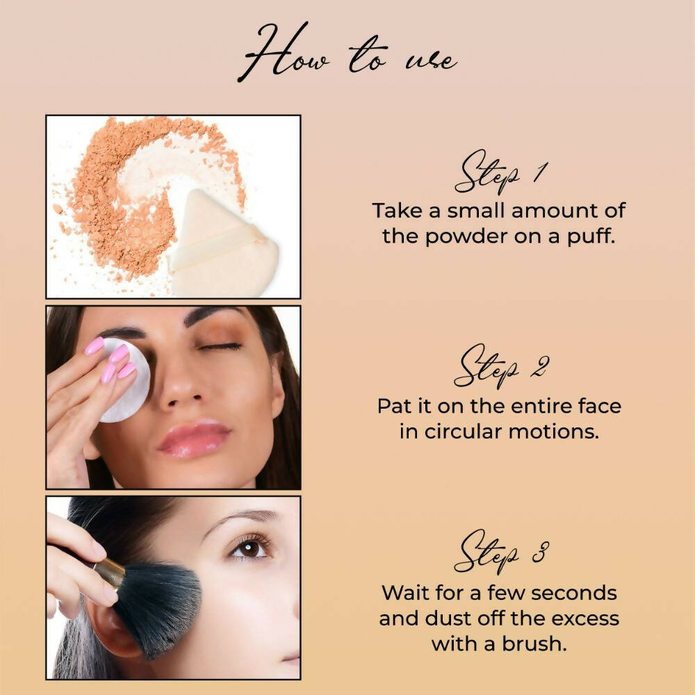 Insight Cosmetics HD Finishing Loose Powder - Ivory - Swadesiicart