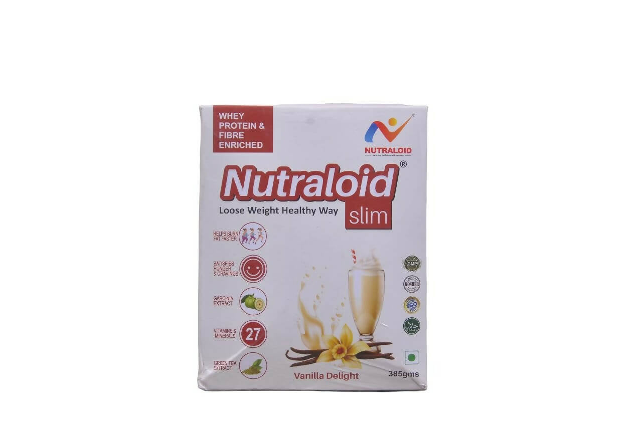 Nutraloid Slim Weight Loss Protein Powder (Vanilla Delight) | Swadesiicart