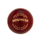 SG Bouncer Leather Ball - Red - Swadesiicart