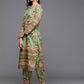 Ahalyaa Women's Traditional wear Kurta Set - Green | Swadesiicart